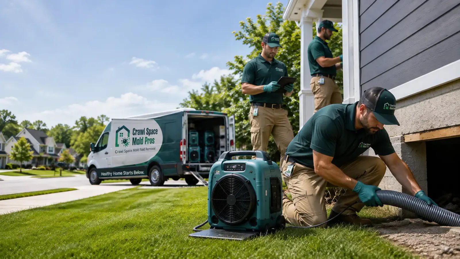 Crawl Space Mold Removal in Glen Rock, PA